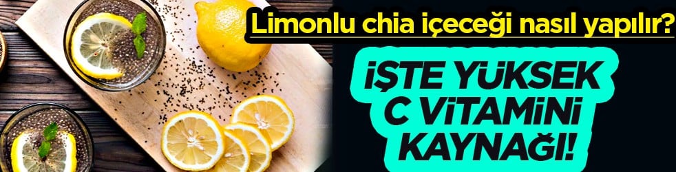 Limonlu chia içeceği nasıl yapılır? Bağırsakları motor gibi çalıştırıyor: Önce bunu alıp, yapın vücut böyle değişiyor! O içecek
