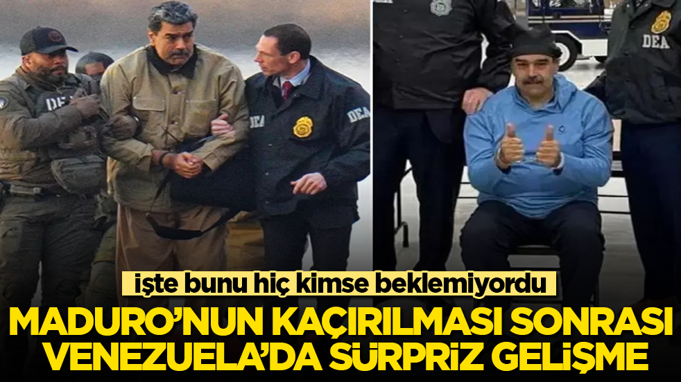 Maduro’nun kaçırılması sonrası Venezuela’da sürpriz gelişme! İşte bunu hiç kimse beklemiyordu