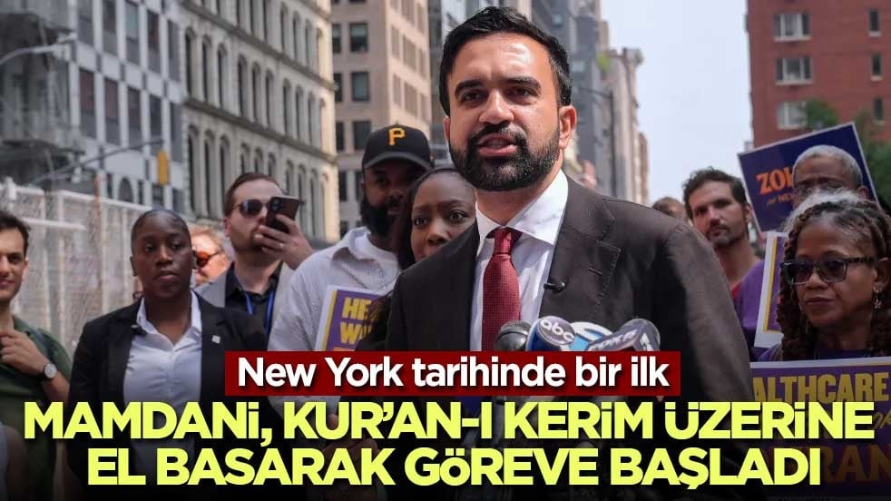 Mamdani, Kur’an-ı Kerim üzerine el basarak göreve başladı