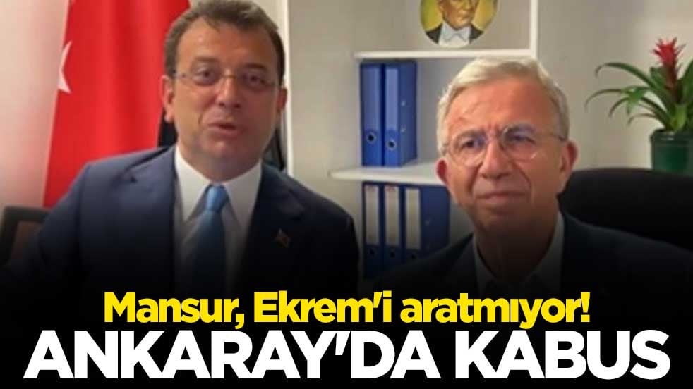 Mansur, Ekrem'i aratmıyor! ANKARAY yine yolda kaldı