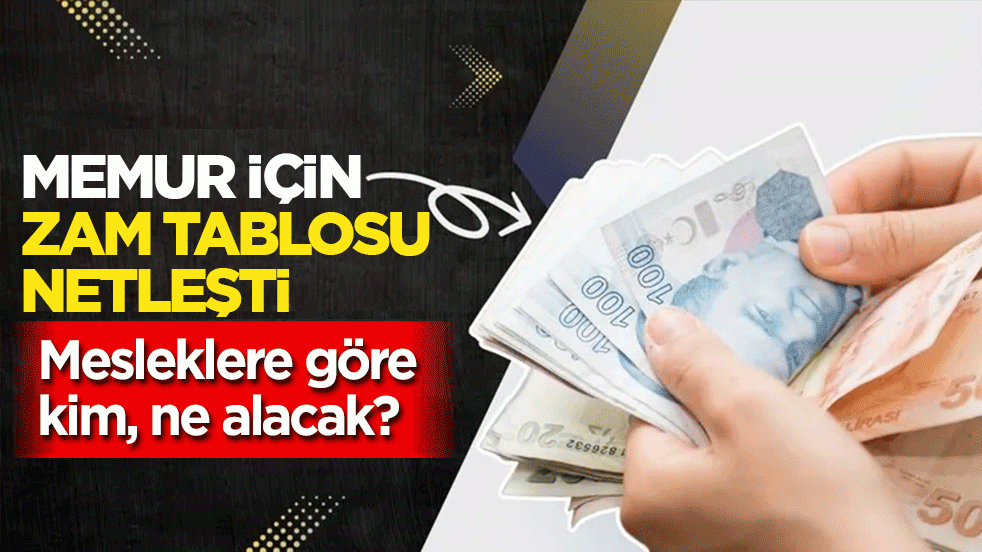 Memur ve memur emekli maaşlarına yeni zam hesabı: Polis, öğretmen, doktor maaşları ne kadar oldu, kim ne kadar alacak?