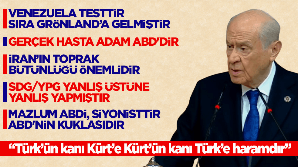 Devlet Bahçeli’den önemli açıklamalar