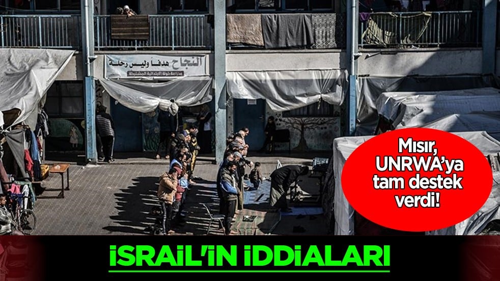 Mısır, UNRWA'nın görev süresinin uzatılmasına destek çağrısı yapıyor: İsrail'in iddiaları