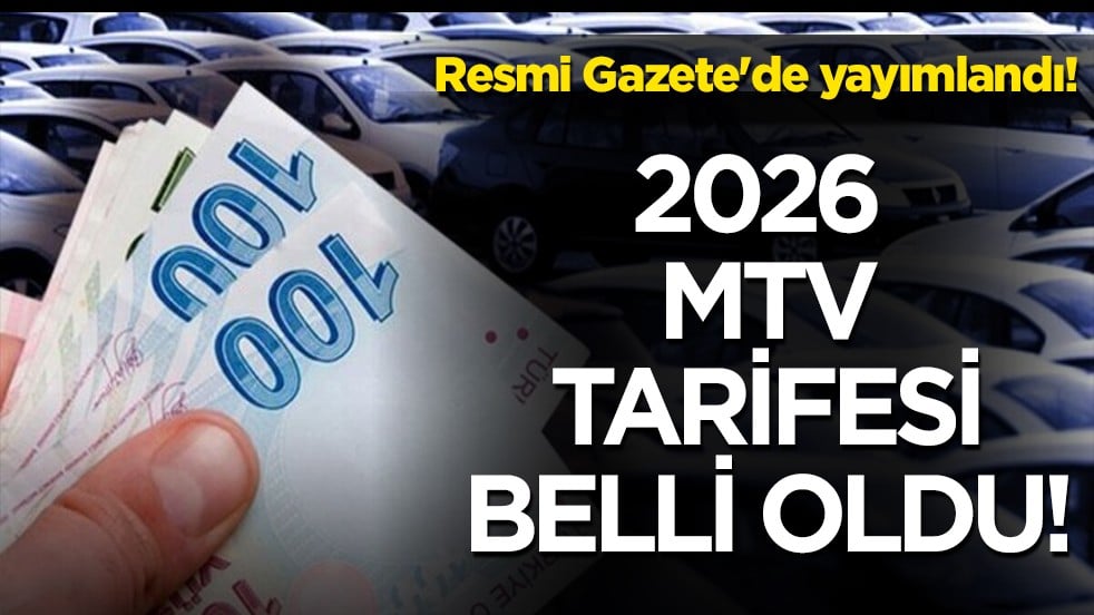 Motorlu Taşıtlar Vergisi zam oranı belli oldu!