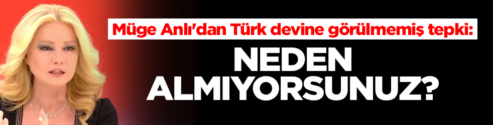 Müge Anlı'dan Fenerbahçe'ye görülmemiş tepki: Neden almıyorsunuz?