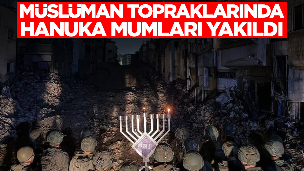 Müslüman topraklarında Hanuka mumları yakıldı