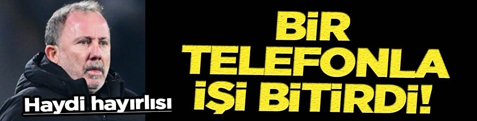 Ne olduysa Sergen Yalçın'ın telefonuyla oldu: Müthiş hamleyi yaptı ve iş yarı yarıya bitti