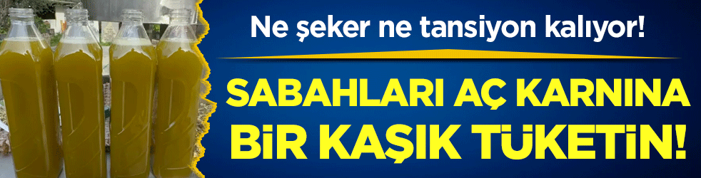 Ne tansiyon ne şeker kalıyor: Sabahları bir kaşık tüketin yeter!