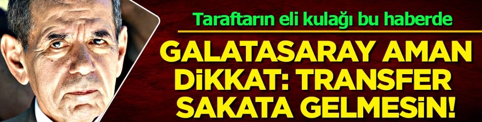 Ne yapıp edip rotasyona eleman lazım... Galatasaray aman dikkat: Transfer sakata gelmesin