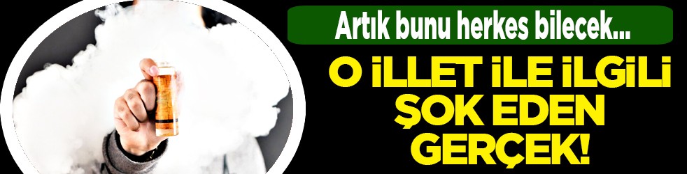 O kesime bu haber kapak olacak.. Elektronik sigara hakkında şok eden araştırma! Oyun çok büyük...