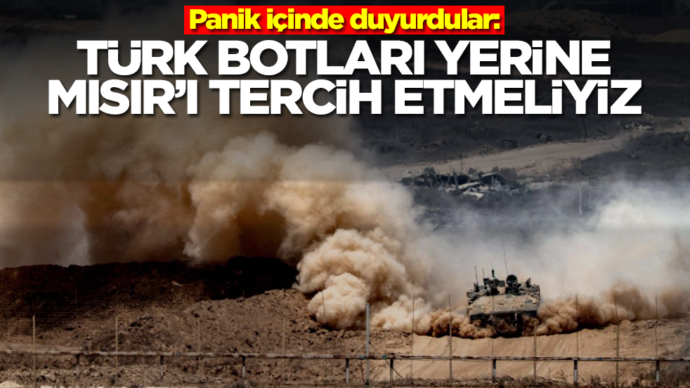 Panik içinde duyurdular: Bu çok ciddi mesele Türk botları yerine Mısır'ı tercih etmeliyiz