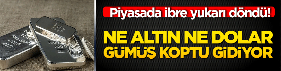 Piyasada ibre yukarı döndü! Gümüş yeni zirveyle dikkatleri üzerine çekti!