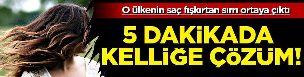 Saçlarıyla meşhur Hintlilerin saç fışkırtan sırrı: Sadece 5 dakikada kelliğe çözüm, önleyen yöntem var! 