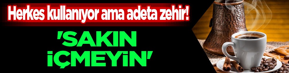 Sağlık Bakanlığı denetiminde olmalı: Bu şekilde doğru değil adeta zehir! 'Sakın içmeyin' uyarısı