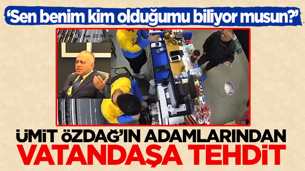 ‘Sen benim kim olduğumu biliyor musun?’ Ümit Özdağ’ın adamlarından vatandaşa tehdit
