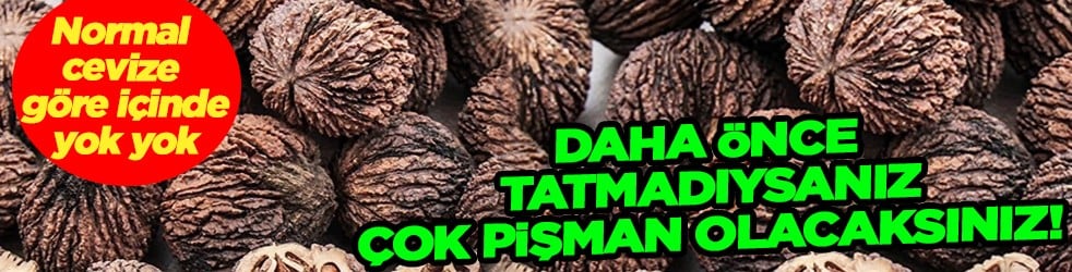 Şifa deposu olan 'kara ceviz'in faydalarını duyunca çok şaşıracaksınız! Normal cevize göre..
