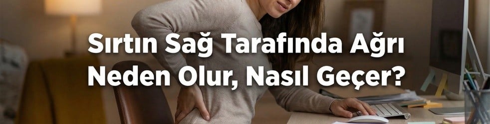 Sırtın sağ tarafında ağrı neden olur, nasıl geçer?