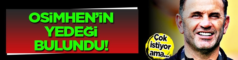 Sistemi delik deşik etti golleriyle ve yedeği bile kıymetli artık.. Galatasaray işi bitirmek üzere...