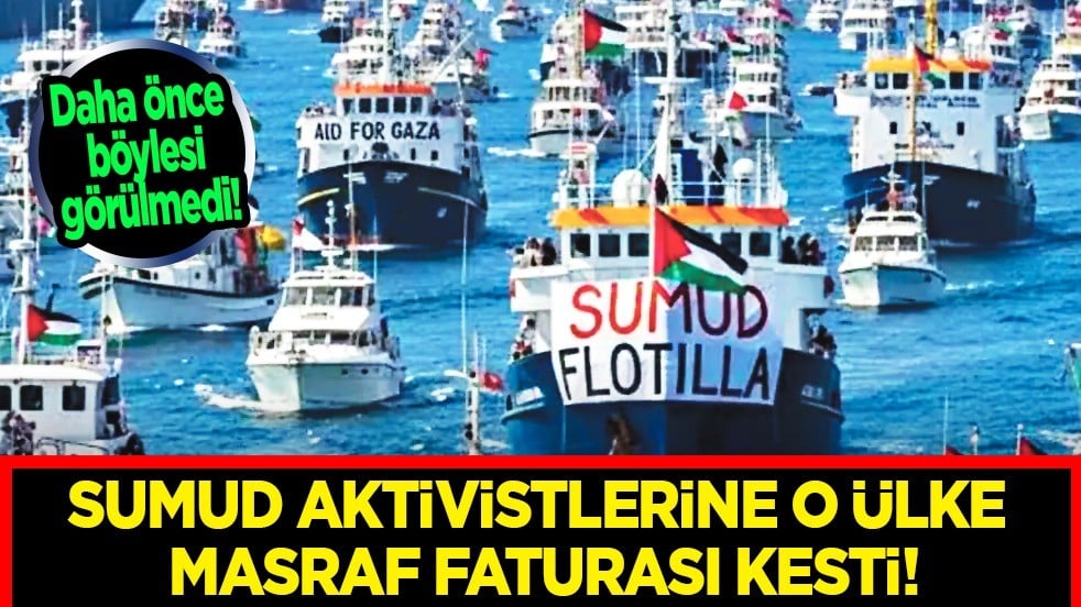 Şok! Sumud aktivistlerine İsviçre masraf faturası kesti