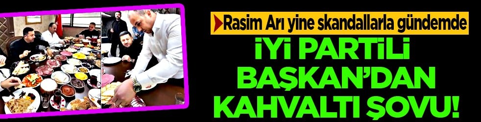 Sosyal medyada Belediye Başkanı'nın kahvaltı sofrası ortalığı karıştırdı, dikkat çekti! Tepki yağdı