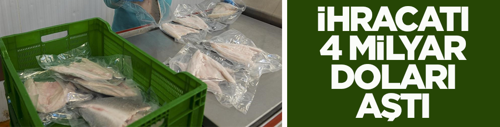 Su ürünleri ve hayvansal mamulleri ihracatında rekor! 4 milyar doları aştı