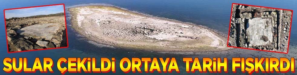 Sular çekildi ortaya tarih fışkırdı