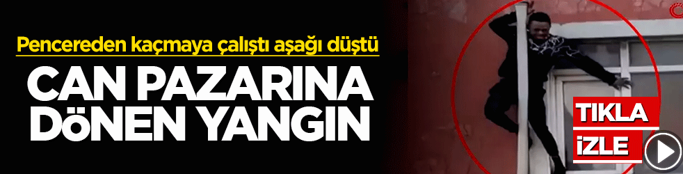 Sultangazi’de can pazarına dönen yangın: Alevlerden kaçarken 5 katlı binadan aşağı düştü