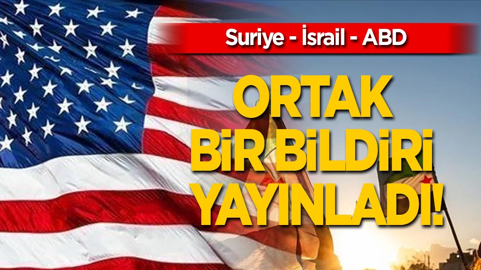  Suriye- ABD katil İsrail neden ortak bildiri yayınladı? Bu biçim ortak bildiri? peki neden? Ülke için refah ne zaman olacak?