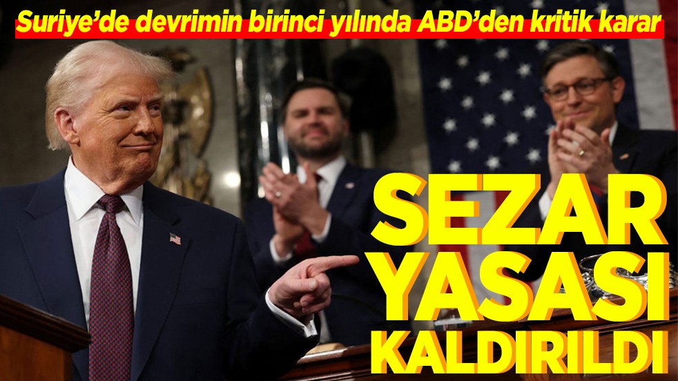Suriye’de devrimin birinci yılında ABD’den kritik karar Sezar Yasası kaldırıldı