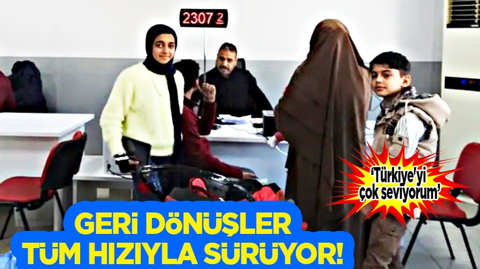 Suriyeliler ülkeye geri dönüyor: Türkiye'yi çok seviyorum! Türkiye -Suriye arasında sefer devam ediyor
