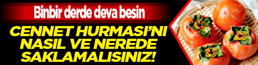 Tam bir şifa kaynağı: Cennet Hurması! Kış Mevsimi için bunu alın! Portakaldan 10 kat C vitamini içeriyor