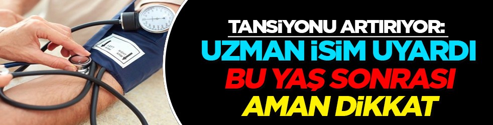 Tansiyonu bile artırıyor: Bu hastalık çok kritik, Prof. tek tek anlattı! 