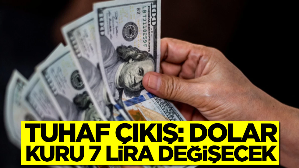 Tarih verdiler: Dolar kuru 7 lira değişecek
