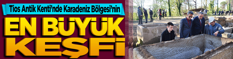 Tios Antik Kenti'nde Karadeniz Bölgesi’nin en büyük keşfi