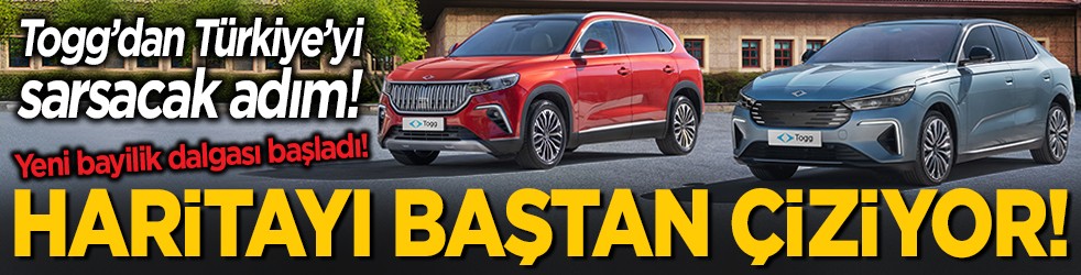 Togg’dan Türkiye’yi sarsacak adım! Haritayı baştan çiziyor! Yeni bayilik dalgası başladı!