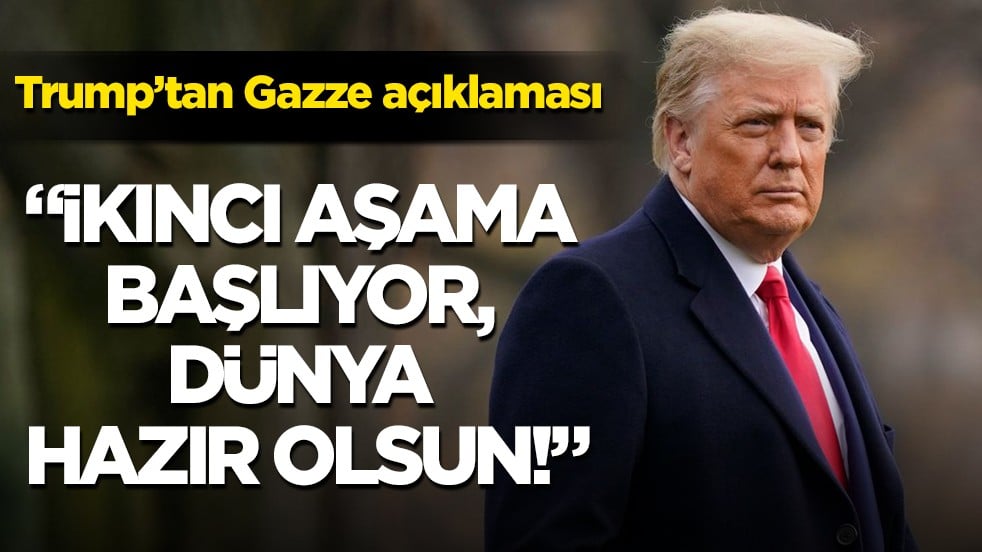 Trump: "Gazze’de barış planının ikinci aşaması çok yakında hayata geçecek"