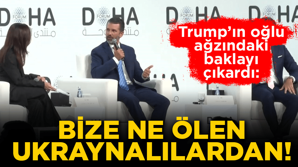 Trump’ın oğlu ağzındaki baklayı çıkardı: Bize ne ölen Ukraynalılardan!