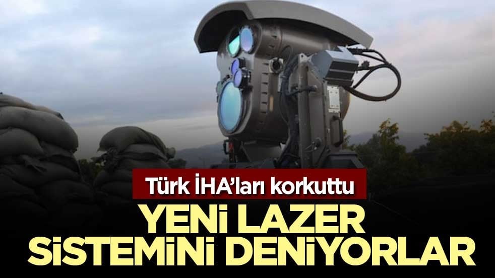 Türk İHA'ları korkuttu! Lazer sistemini test ediyorlar