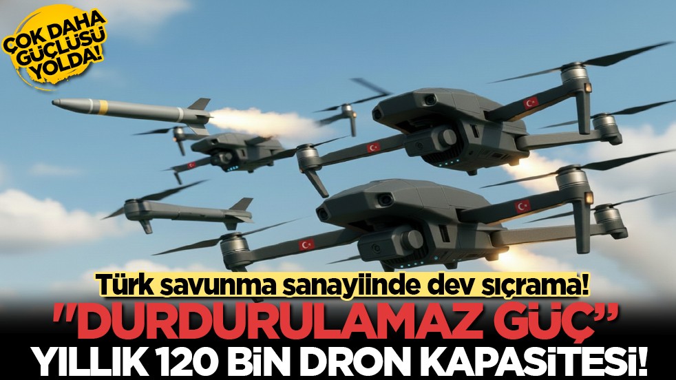 Türk savunma sanayiinde seri üretim rekoru: Yıllık 120 bin dron kapasitesine ulaşıldı!