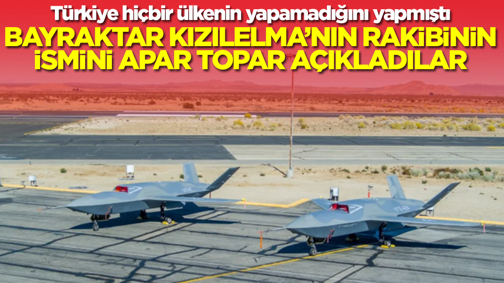 Türkiye hiçbir ülkenin yapamadığını yapmıştı: Bayraktar Kızılelma'nın rakibinin ismi apar topar açıkladılar