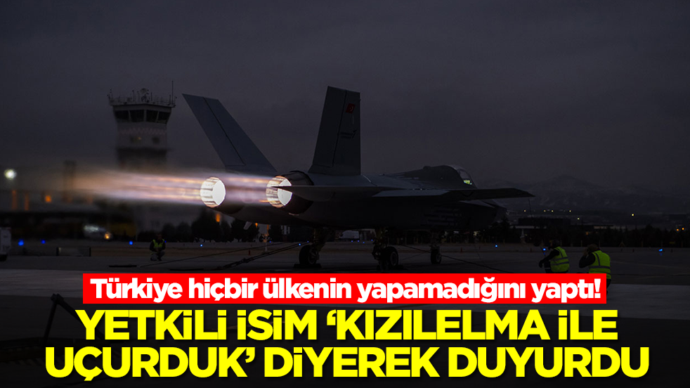 Türkiye hiçbir ülkenin yapamadığını yaptı! 'Bayraktar Kızılelma ile uçurduk' diyerek duyurdu