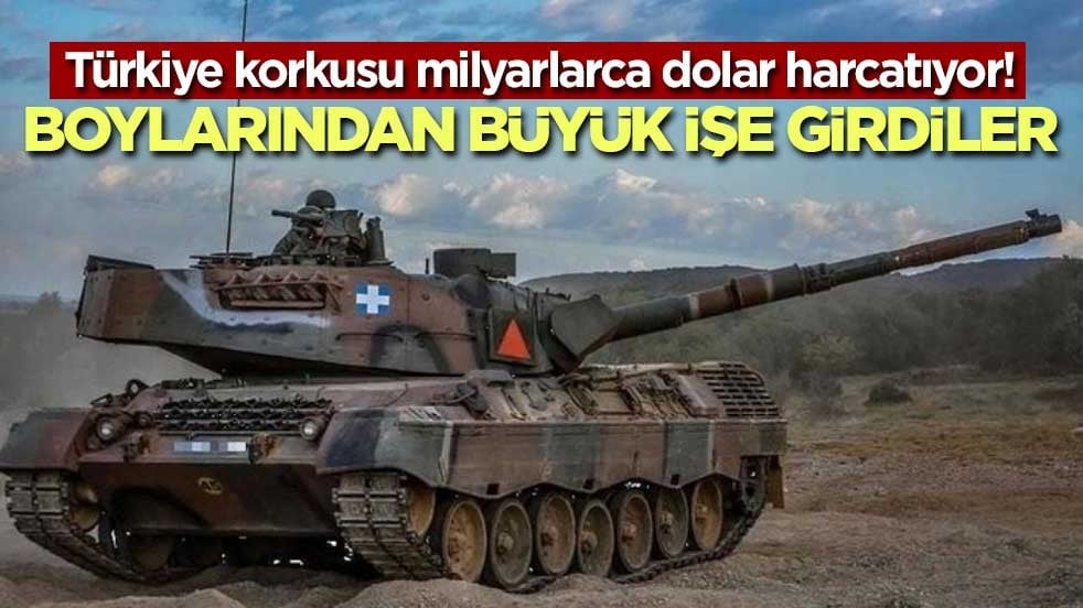 Türkiye korkusu milyarlarca dolar harcatıyor! Boylarından büyük işe girdiler