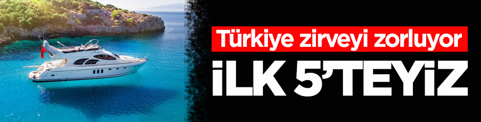 Türkiye zirveyi zorluyor! Tekne ve yat yapımında ilk 5’teyiz