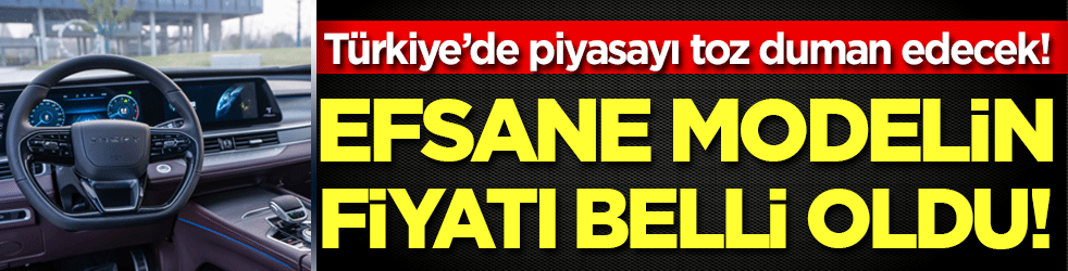 Türkiye'de piyasayı toz duman edecek: Efsane modelin fiyatı belli oldu!