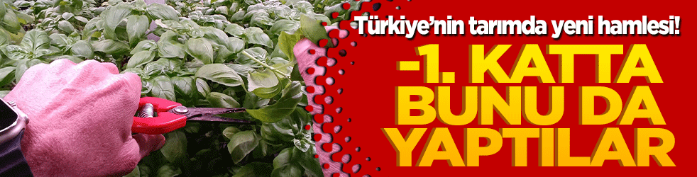 Türkiye’nin tarımda yeni hamlesi! -1. katta bunu da yaptılar