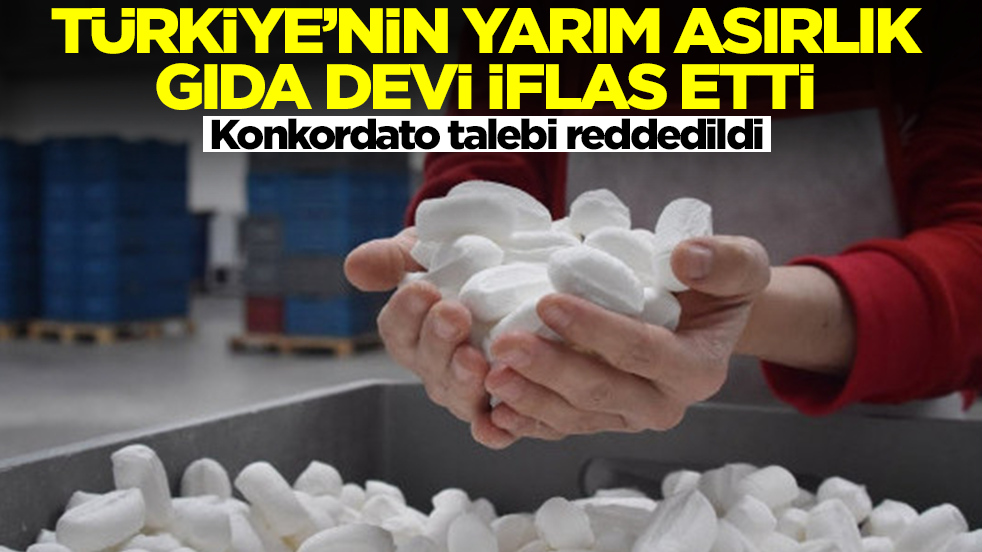 Türkiye'nin yarım asırlık şeker devi iflas etti: Konkordato talebi reddedildi
