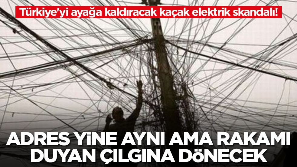 Türkiye'yi ayağa kaldıracak kaçak elektrik skandalı! Adres yine aynı ama rakamı duyan çılgına dönecek