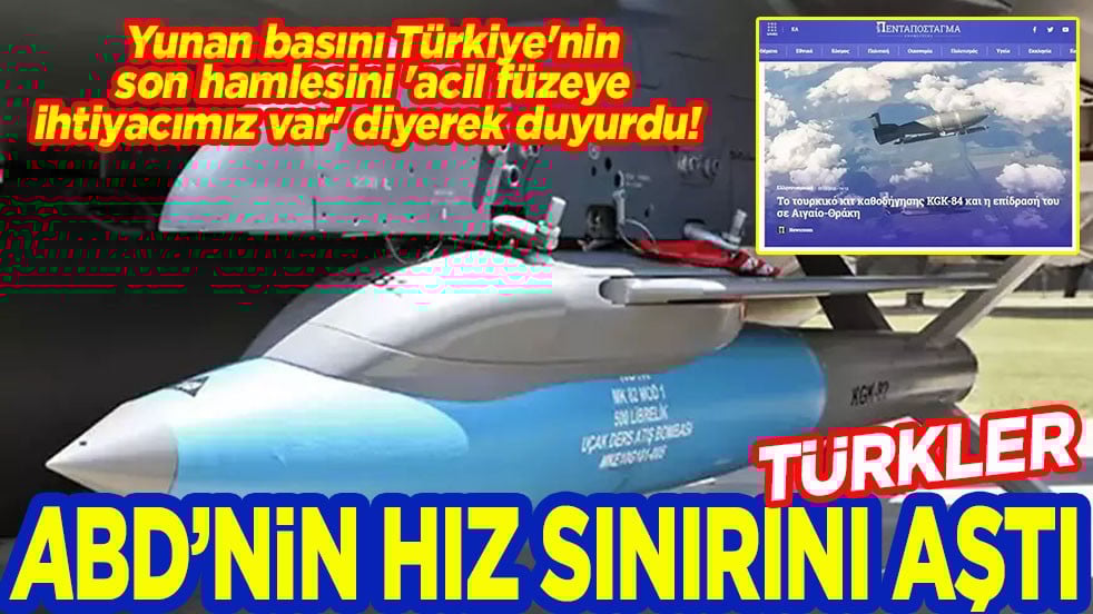 Türkler ABD'nin hız sınırını aştı