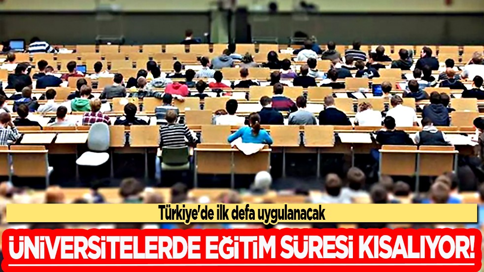 Canlı yayında duyurdu: Üniversitelerde eğitim süresi kısalıyor! Türkiye'de ilk defa uygulanacak