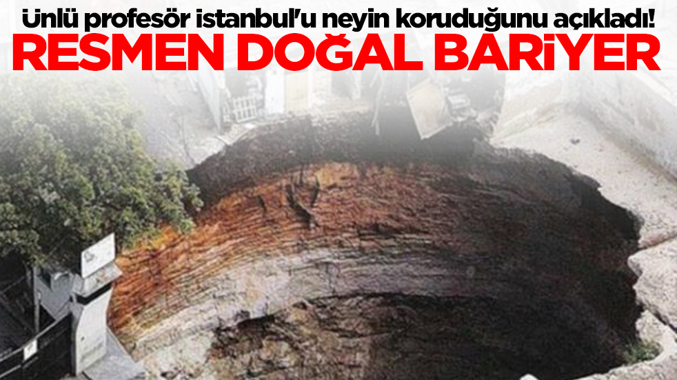 Ünlü profesör İstanbul'u neyin koruduğunu açıkladı! Resmen doğal bariyer bu
